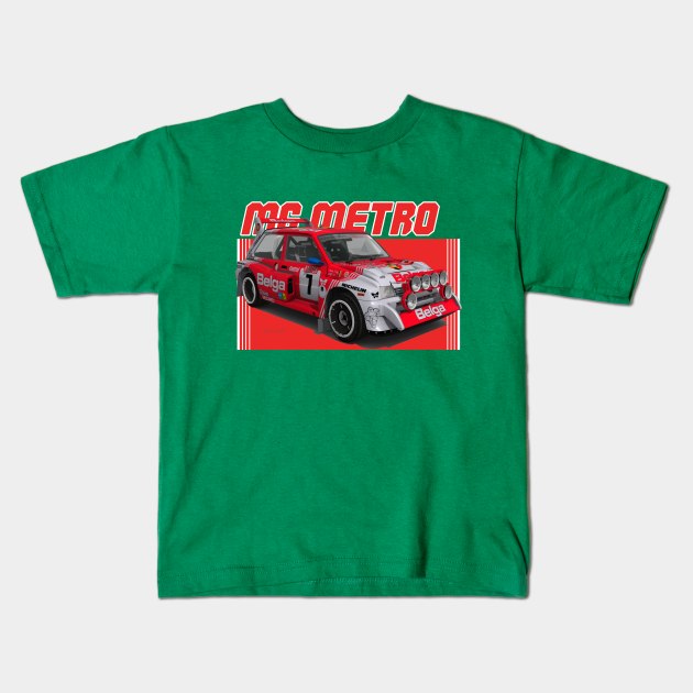 MG Metro Belga Kids T-Shirt by PjesusArt